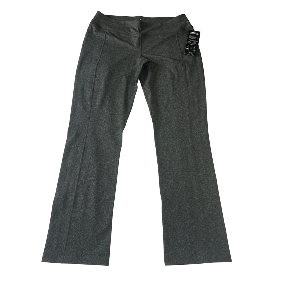 Skechers GOwalk Pant GOFLEX Grey Heather Active Flare Yoga Pants XL NWT